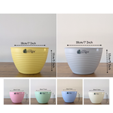 Hanging 7 (7 Inches, pack of 6), 6 Color Pots